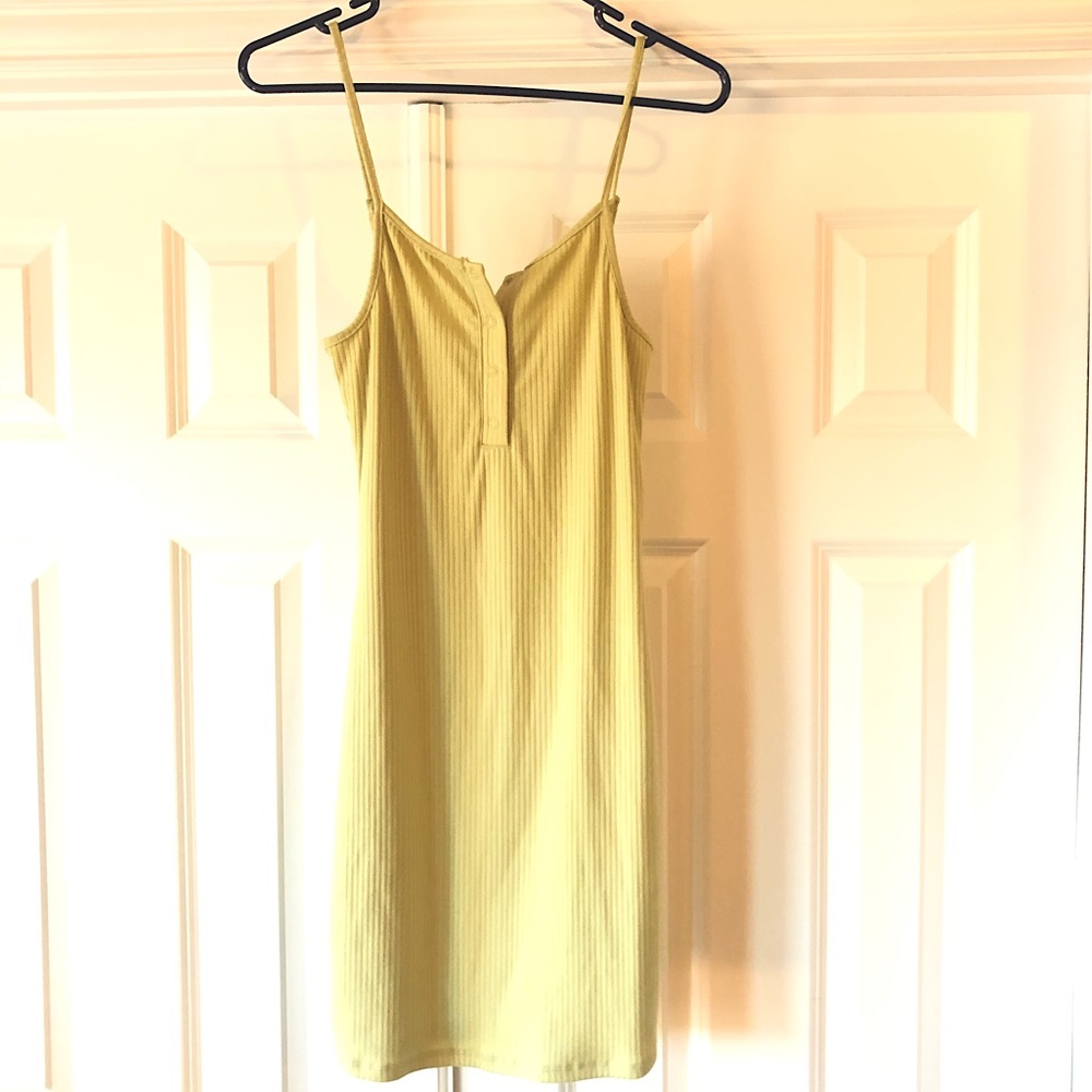Sage Ribbed Body-con Dress